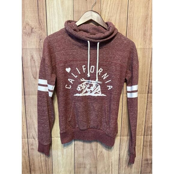 Blue Bay Small California Bear sweatshirt red - Picture 1 of 4